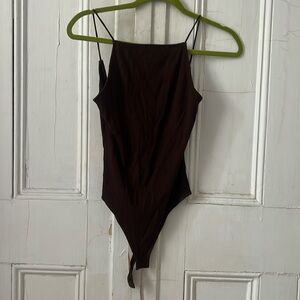 Brown bodysuit